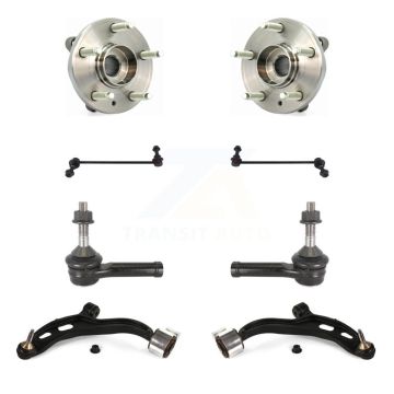 Front Bearing Lower Control Arm Outer Tie Rod & Link Kit (8Pc) For Ford Flex Lincoln MKT K7T-110080