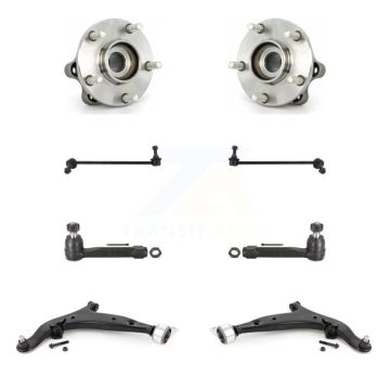 Front Bearing Lower Control Arm Outer Tie Rod & Link Kit (8Pc) For 2004-2009 Nissan Quest K7T-110083