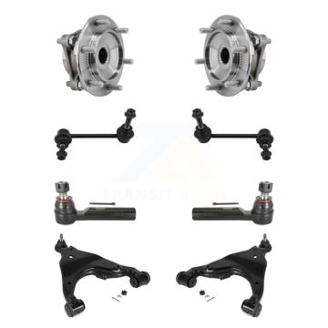 Front Bearing Lower Control Arm Ball Joint Outer Tie Rod Link Kit (8Pc) For Toyota Tacoma K7T-110084