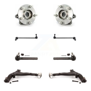 Front Bearing Lower Control Arm Outer Tie Rod Link Kit (8Pc) For 2003-2004 Nissan Murano K7T-110085