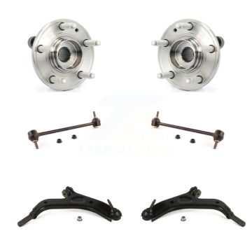Front Bearing Lower Control Arm Link Kit (6Pc) For 2008-2009 Ford Taurus X Mercury Sable K7T-110087