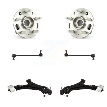 Front Bearing Lower Control Arm with BJ Link Kit (6Pc) For Chevrolet Equinox GMC Terrain K7T-110089