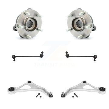Front Bearing Lower Control Arm with Ball Joint & Link Kit (6Pc) For Nissan Altima Maxima K7T-110096
