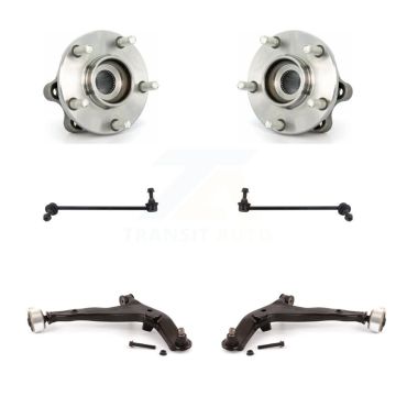 Front Bearing Lower Control Arm w/ Ball Joint Link Kit (6Pc) For 2003-2007 Nissan Murano K7T-110100