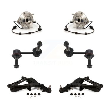 Front Bearing Lower Control Arm Link Kit (6Pc) For GMC Chevrolet Envoy Trailblazer XL EXT K7T-110104