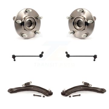 Front Bearing Lower Control Arm with Ball Joint & Link Kit (6Pc) For Nissan Rogue Select K7T-110109