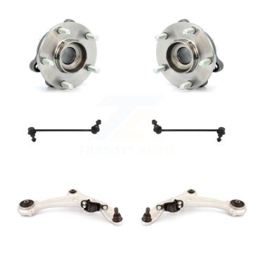 Front Bearing Lower Control Arm with BJ & Link Kit (6Pc) For 2007-2012 Nissan Altima 3.5L K7T-110113