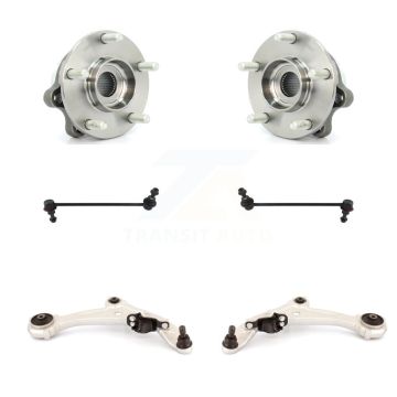 Front Bearing Lower Control Arm with BJ & Link Kit (6Pc) For 2007-2012 Nissan Altima 2.5L K7T-110114