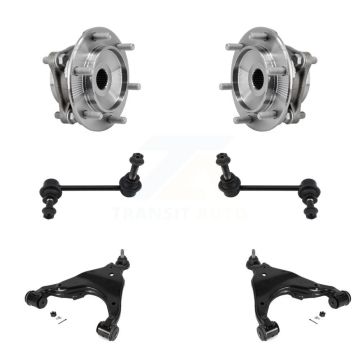 Front Bearing Lower Control Arm with Ball Joint Sway Bar Link Kit (6Pc) For Toyota Tacoma K7T-110116