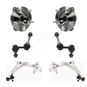 Front Bearing Lower Control Arm with BJ & Link Kit (6Pc) For INFINITI FX35 QX70 FX50 FX37 K7T-110122
