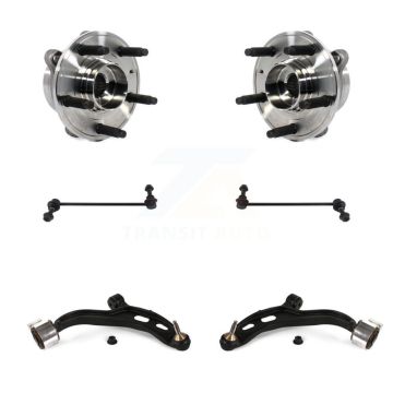 Front Bearing Lower Control Arm & Link Kit (6Pc) For Ford Taurus Police Interceptor Sedan K7T-110124