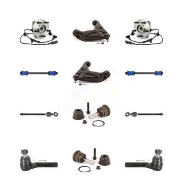 Front Lower Control Arm Upper Ball Joint Outer Inner Tie Rod Link Kit (12Pc) For Ford 4WD K7T-110148