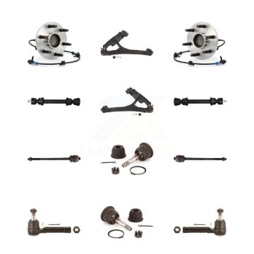 Front Lower Control Arm Upper Ball Joint Outer Inner Tie Rod Link Kit (12Pc) For GMC 1500 K7T-110150