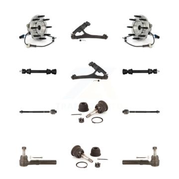 Front Lower Control Arm Upper Ball Joint Outer Inner Tie Rod Link Kit (12Pc) For 1500 GMC K7T-110154
