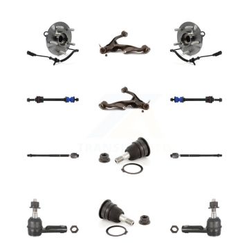 Front Lower Control Arm Upper Ball Joint Outer Inner Tie Rod Link Kit (12Pc) For Ram 1500 K7T-110161