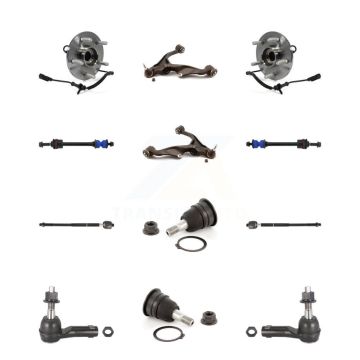 Front Lower Control Arm Upper Ball Joint Outer Inner Tie Rod Link Kit (12Pc) For Ram 1500 K7T-110163