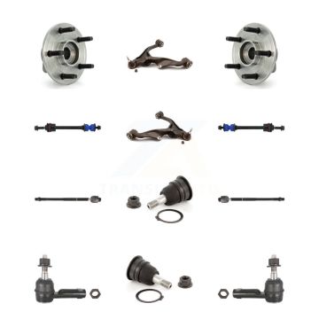 Front Lower Arm Upper Ball Joint Outer Inner Tie Rod & Link Kit (12Pc) For Dodge Ram 1500 K7T-110166
