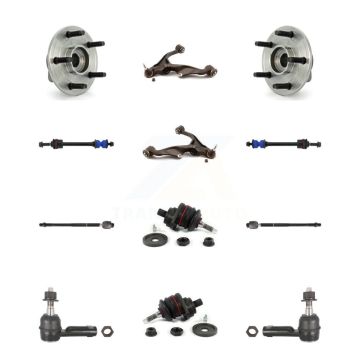 Front Lower Arm Upper Ball Joint Outer Inner Tie Rod & Link Kit (12Pc) For Dodge Ram 1500 K7T-110168
