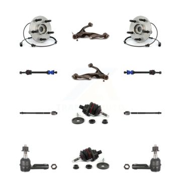 Front Lower Control Arm Upper Ball Joint Outer Inner Tie Rod Link Kit (12Pc) For Ram 1500 K7T-110170
