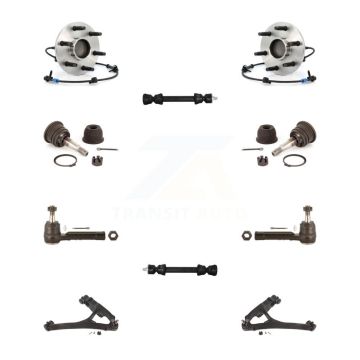 Front Bearing Lower Control Arm Upper Ball Joint Outer Tie Rod Link Kit (10Pc) For GMC XL K7T-110177