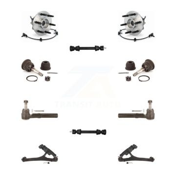 Front Bearing Lower Control Arm Upper Ball Joint Outer Tie Rod & Link Kit (10Pc) For 1500 K7T-110180