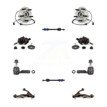 Front Bearing Lower Control Arm Upper Ball Joint Outer Tie Rod & Link Kit (10Pc) For Ram K7T-110208