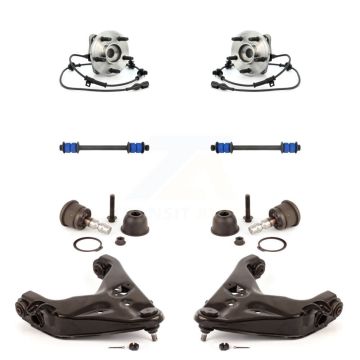 Front Hub Bearing Lower Arm Upper Ball Joint Outer Tie Rod Link Kit (8Pc) For Ford Ranger K7T-110213
