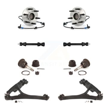 Front Bearing Lower Control Arm Upper Ball Joint Outer Tie Rod Link Kit (8Pc) For GMC XL K7T-110220