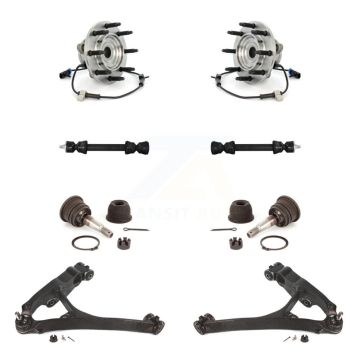 Front Bearing Lower Control Arm Upper Ball Joint Outer Tie Rod & Link Kit (8Pc) For 1500 K7T-110225