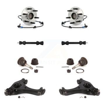 Front Bearing Lower Control Arm Upper Ball Joint Outer Tie Rod & Link Kit (8Pc) For 1500 K7T-110226
