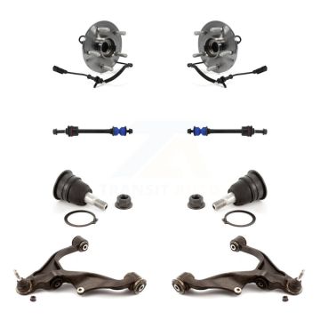 Front Bearing Lower Control Arm Upper Ball Joint Outer Tie Rod Link Kit (8Pc) For Ram 4WD K7T-110230