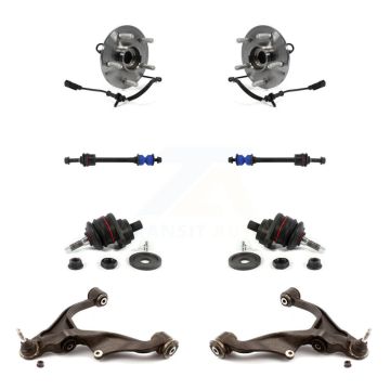 Front Bearing Lower Control Arm Upper Ball Joint Outer Tie Rod Link Kit (8Pc) For Ram 4WD K7T-110231