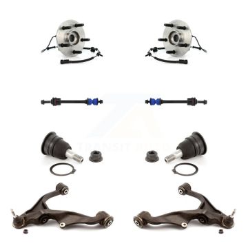 Front Bearing Lower Arm Upper Ball Joint Outer Tie Rod Link Kit (8Pc) For Dodge Ram 1500 K7T-110232