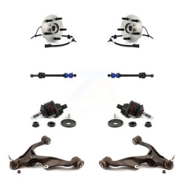 Front Bearing Lower Arm Upper Ball Joint Outer Tie Rod Link Kit (8Pc) For Dodge Ram 1500 K7T-110234