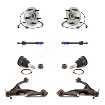 Front Bearing Lower Control Arm Upper Ball Joint Outer Tie Rod Link Kit (8Pc) For Ram 4WD K7T-110236