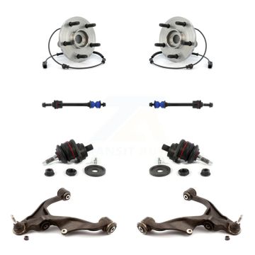 Front Bearing Lower Control Arm Upper Ball Joint Outer Tie Rod Link Kit (8Pc) For Ram 4WD K7T-110237