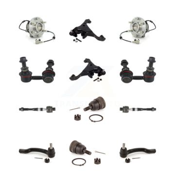 Front Lower Control Arm Upper Ball Joint Outer Inner Tie Rod & Link Kit (12Pc) For Nissan K7T-110245