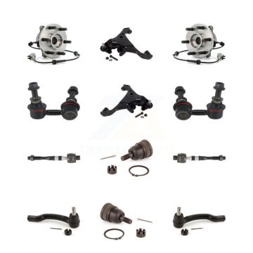 Front Lower Control Arm Upper Ball Joint Outer Inner Tie Rod & Link Kit (12Pc) For Nissan K7T-110246