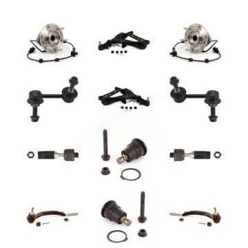 Front Lower Arm Upper Ball Joint Outer Inner Tie Rod Link Kit (12Pc) For GMC Chevrolet XL K7T-110247