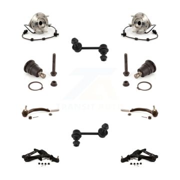 Front Bearing Lower Arm Upper Ball Joint Outer Tie Rod Link Kit (10Pc) For GMC Chevrolet K7T-110252