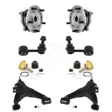 Front Bearing Lower Control Arm Upper Ball Joint Outer Tie Rod Link Kit (8Pc) For Toyota K7T-110259
