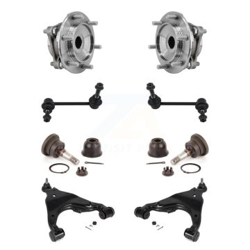 Front Bearing Lower Arm Upper Ball Joint Outer Tie Rod & Link Kit (8Pc) For Toyota Tacoma K7T-110260