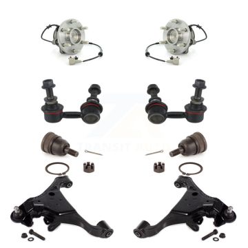 Front Bearing Lower Control Arm Upper Ball Joint Outer Tie Rod Link Kit (8Pc) For Nissan K7T-110261