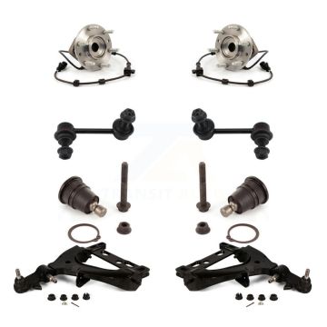 Front Bearing Lower Arm Upper Ball Joint Outer Tie Rod & Link Kit (8Pc) For GMC Chevrolet K7T-110263