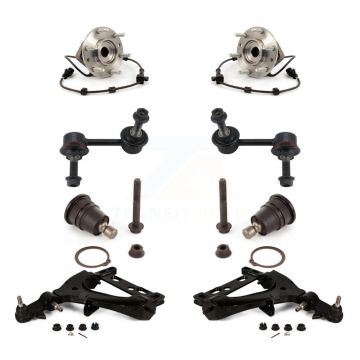 Front Bearing Lower Arm Upper Ball Joint Outer Tie Rod & Link Kit (8Pc) For GMC Chevrolet K7T-110265