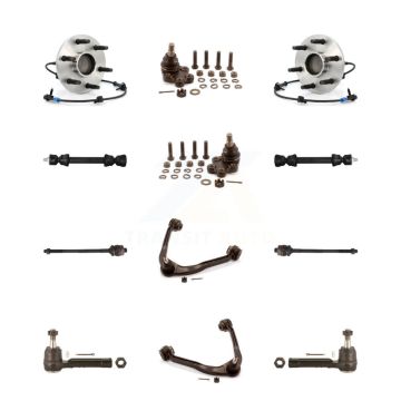 Front Upper Arm Lower Ball Joint Outer Inner Tie Rod & Link Kit (12Pc) For Chevrolet GMC K7T-110287