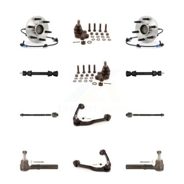 Front Upper Control Arm Lower Ball Joint Outer Inner Tie Rod Link Kit (12Pc) For 1500 GMC K7T-110290