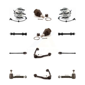 Front Upper Control Arm Lower Ball Joint Outer Inner Tie Rod Link Kit (12Pc) For GMC 1500 K7T-110294