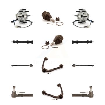 Front Upper Control Arm Lower Ball Joint Outer Inner Tie Rod Link Kit (12Pc) For 1500 GMC K7T-110295