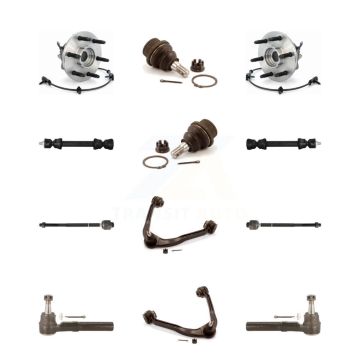 Front Upper Control Arm Lower Ball Joint Outer Inner Tie Rod Link Kit (12Pc) For 1500 GMC K7T-110296